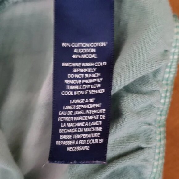 Two plus size pullover casual tops 3X in taupe and sage by Maurices and Chaps - Picture 13 of 14